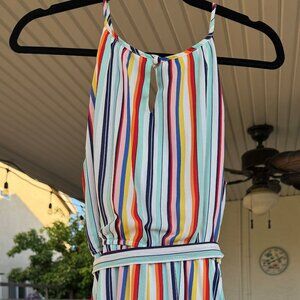 Multi-colored Women’s Small Stripe Summer Dress